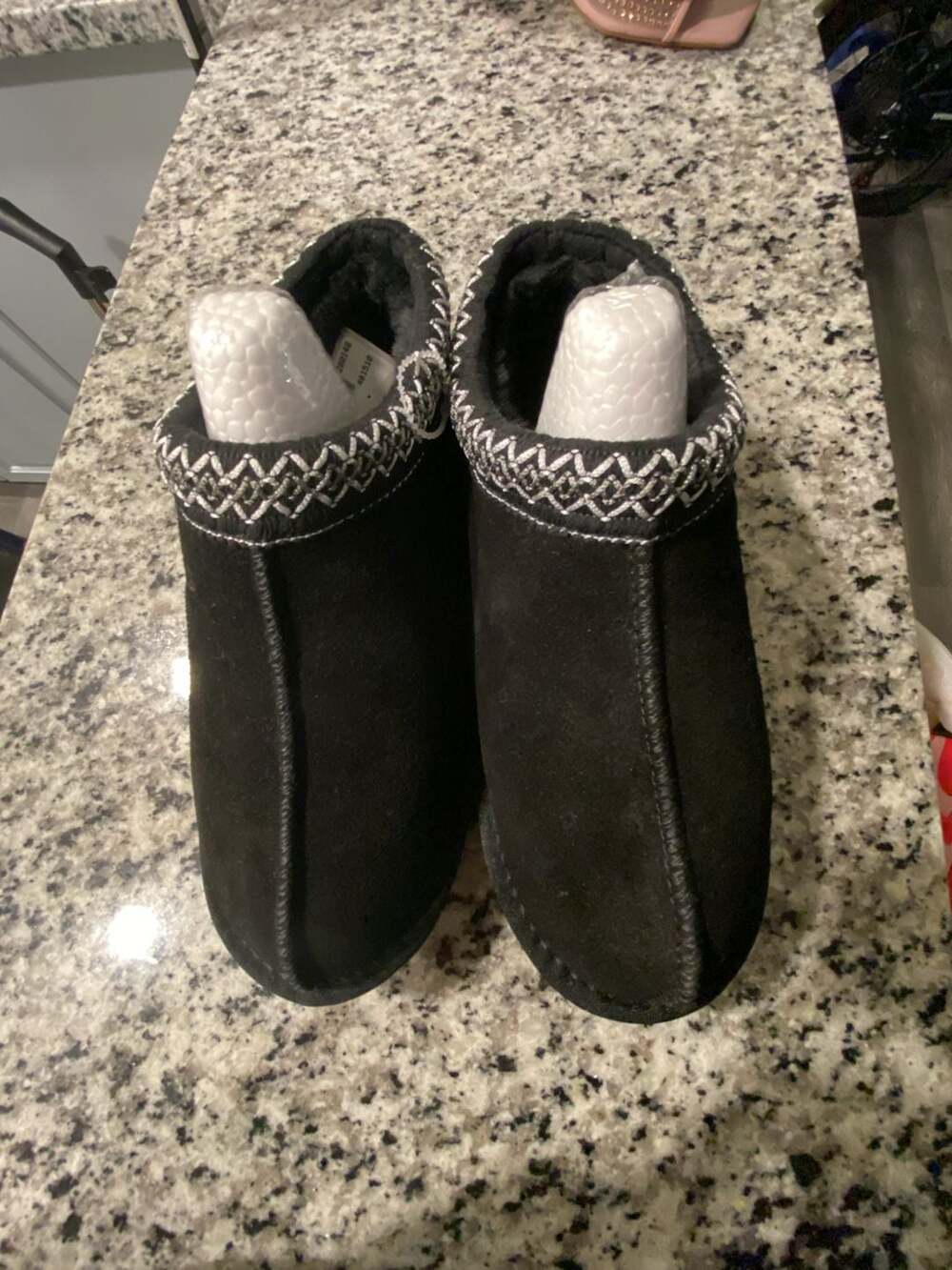 UGG Women's Tasman Slipper Black Suede